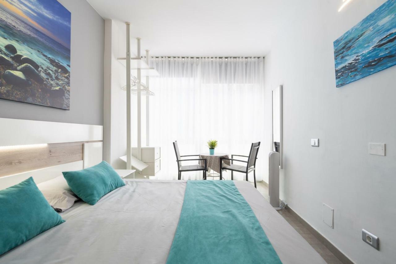 דירות לאס פאלמס דה גראן קנאריה 1St Line Studio Las Canteras Beach - Wifi מראה חיצוני תמונה