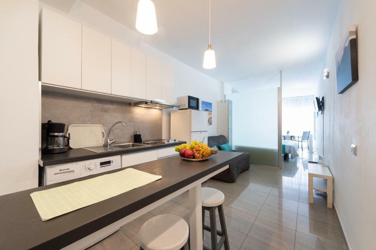דירות לאס פאלמס דה גראן קנאריה 1St Line Studio Las Canteras Beach - Wifi מראה חיצוני תמונה