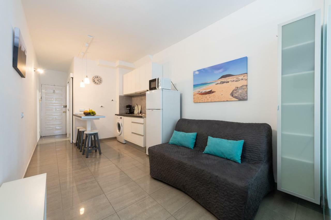 דירות לאס פאלמס דה גראן קנאריה 1St Line Studio Las Canteras Beach - Wifi מראה חיצוני תמונה